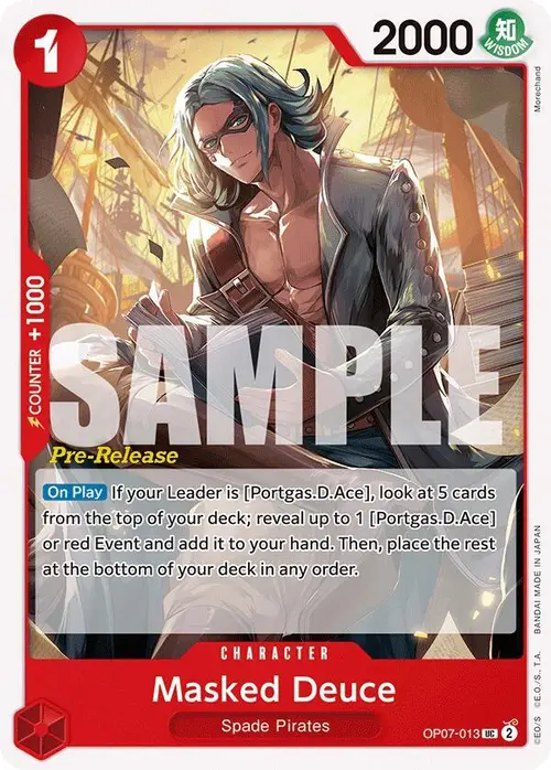 Masked Deuce card art