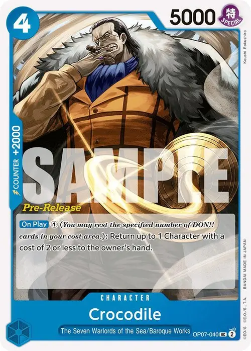 Crocodile card art