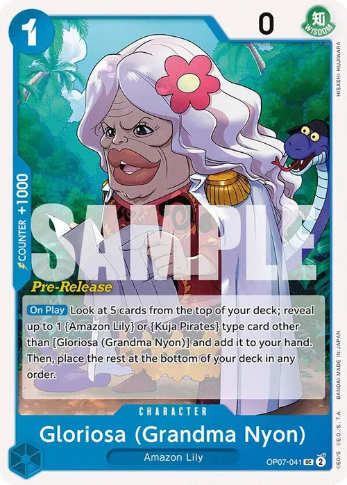 Gloriosa (Grandma Nyon) card art