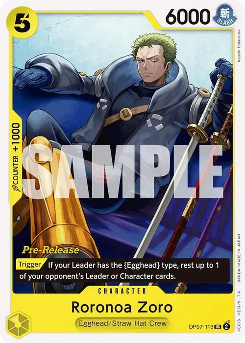 Roronoa Zoro (113) card art