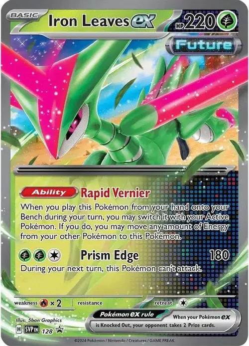 Iron Leaves ex - 128 card art