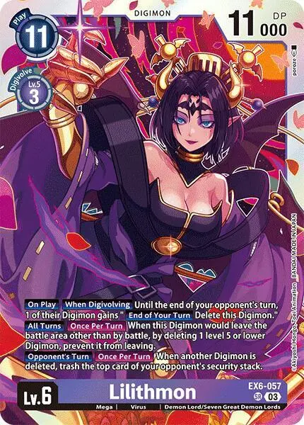 Lilithmon card art