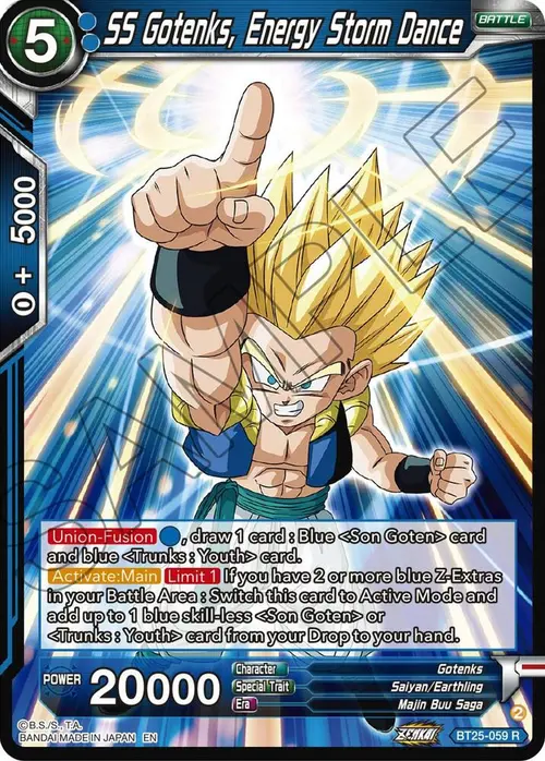 SS Gotenks, Energy Storm Dance card art