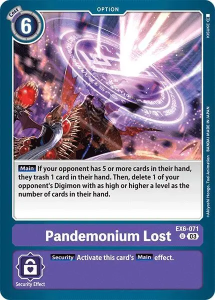 Pandemonium Lost card art