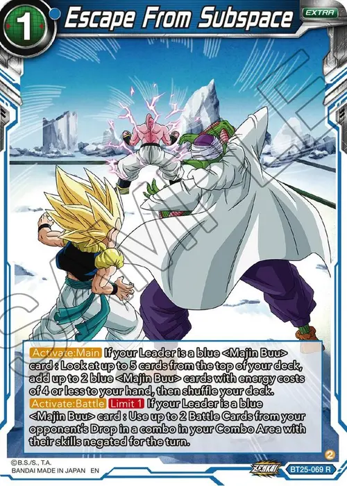Escape From Subspace card art