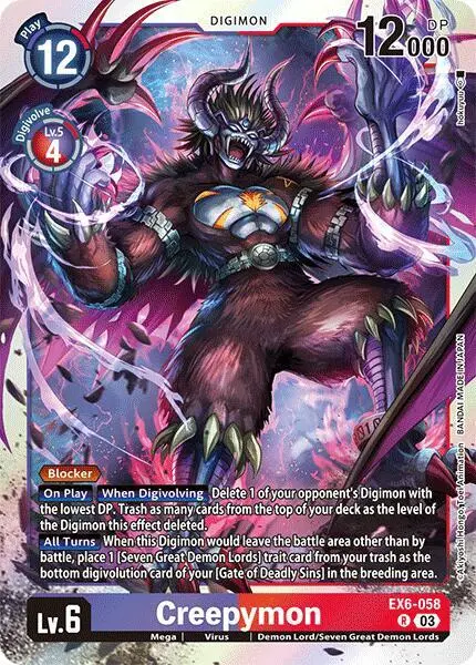 Creepymon card art