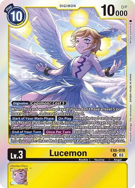 Lucemon card art