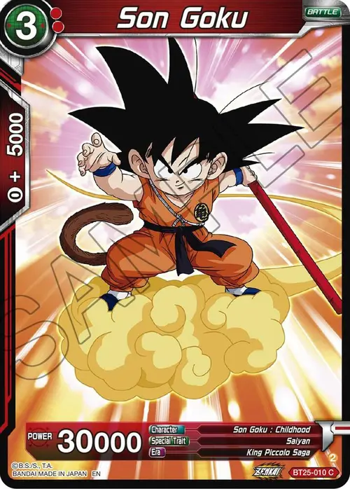 Son Goku card art