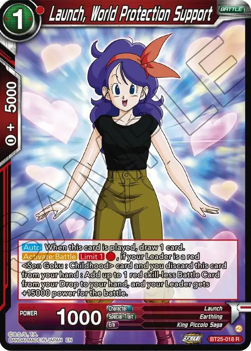 Launch, World Protection Support card art