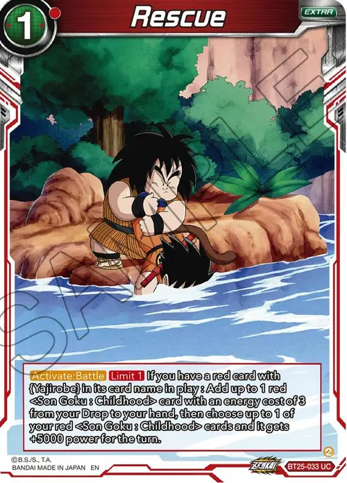 Rescue card art