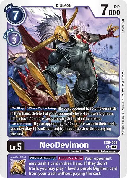 NeoDevimon card art
