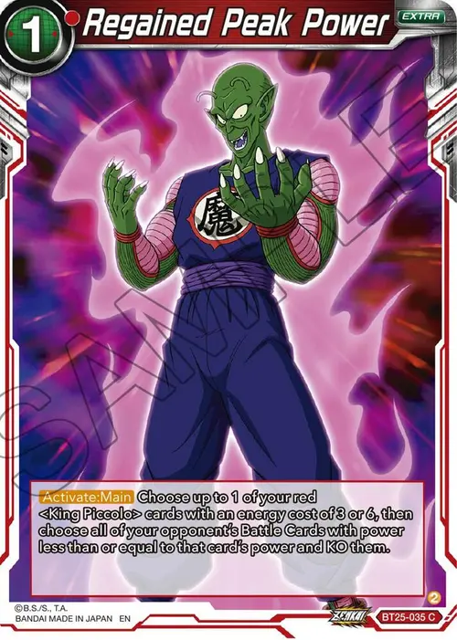 Regained Peak Power card art