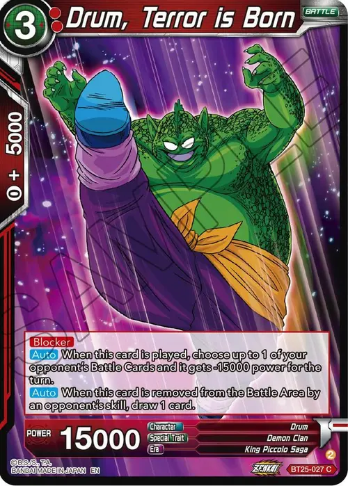 Drum, Terror is Born card art