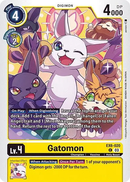Gatomon card art