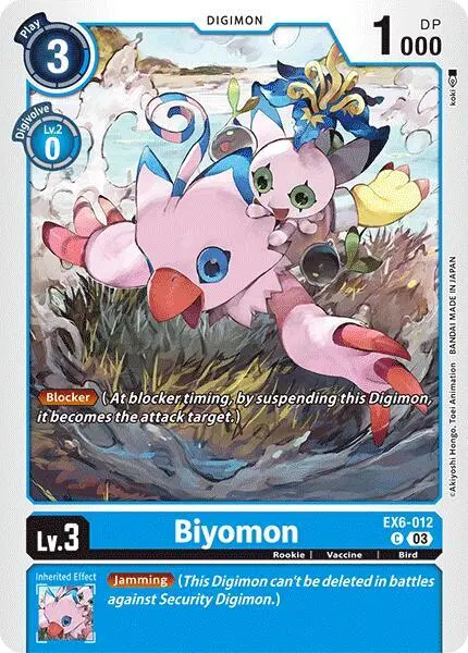 Biyomon card art
