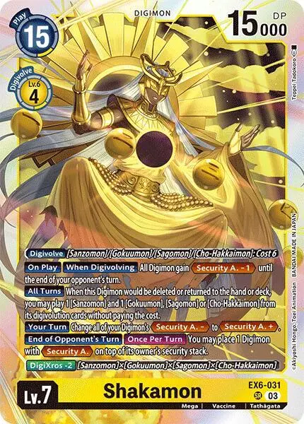 Shakamon card art