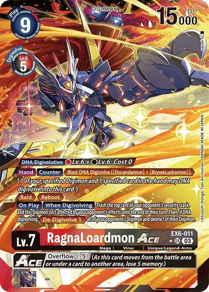 RagnaLoardmon ACE (Alternate Art) card art