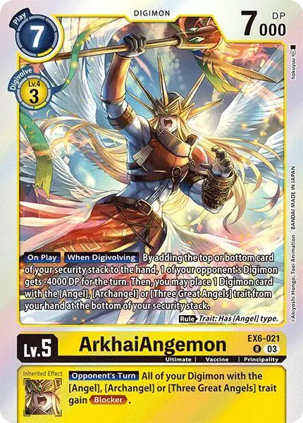 ArkhaiAngemon card art