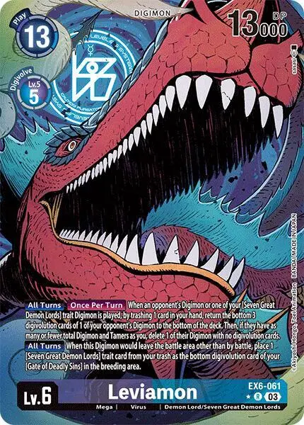 Leviamon (Alternate Art) card art
