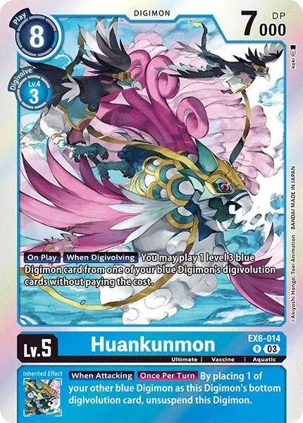 Huankunmon card art