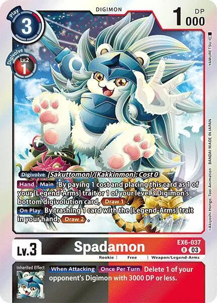 Spadamon card art