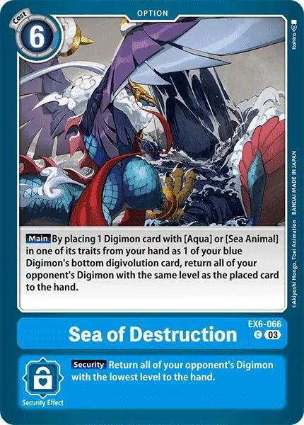 Sea of Destruction card art