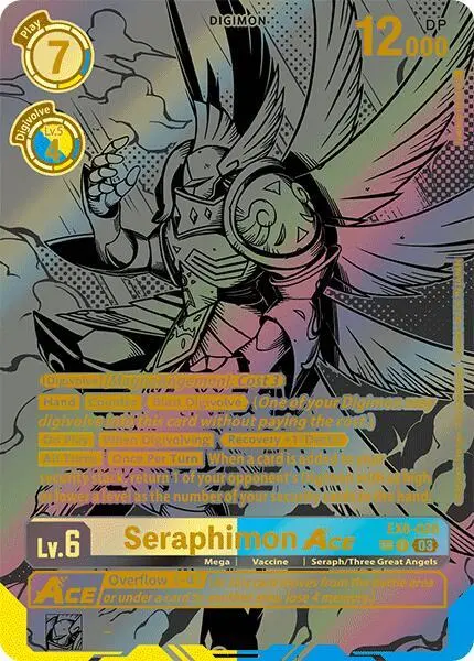 Seraphimon ACE (Textured) card art