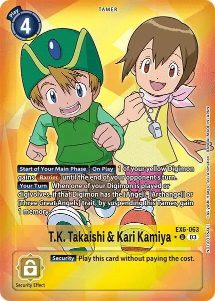 T.K. Takaishi & Kari Kamiya (Box Promotion Pack: Infernal Ascension) card art