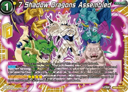7 Shadow Dragons Assembled card art