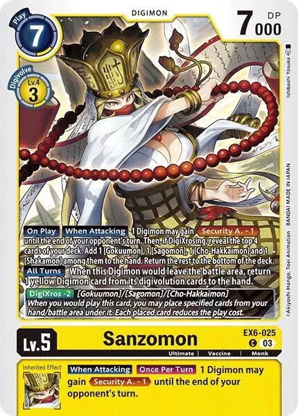 Sanzomon card art