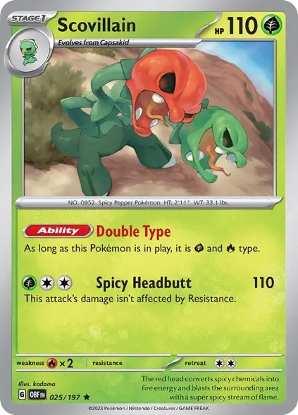 Scovillain - 025/197 (Cosmos Foil) card art