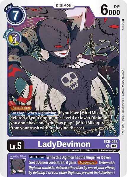 LadyDevimon card art