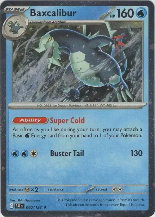 Baxcalibur - 060/193 (Cosmos Holo) card art