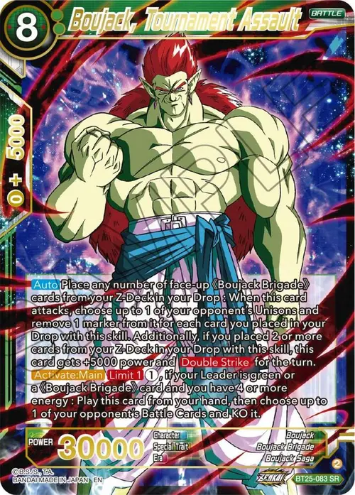 Boujack, Tournament Assault card art