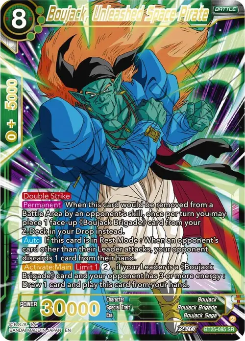 Boujack, Unleashed Space Pirate card art