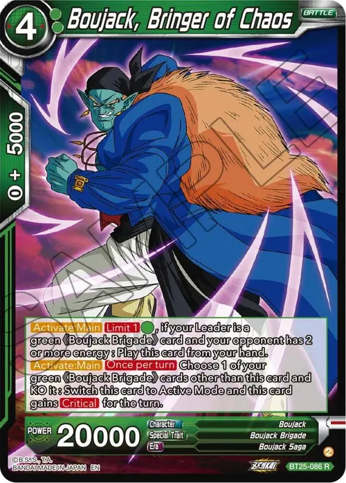 Boujack, Bringer of Chaos card art