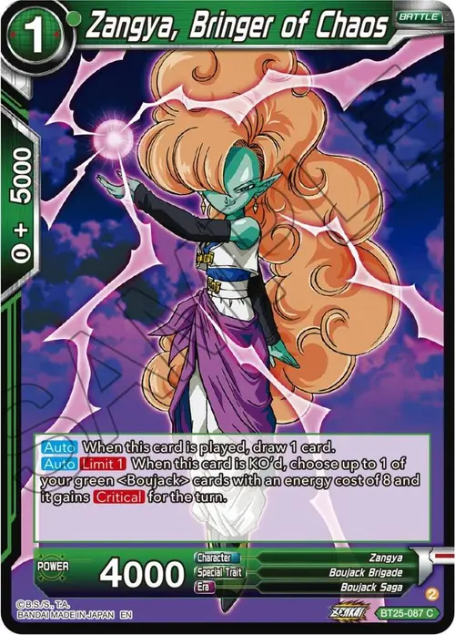 Zangya, Bringer of Chaos card art