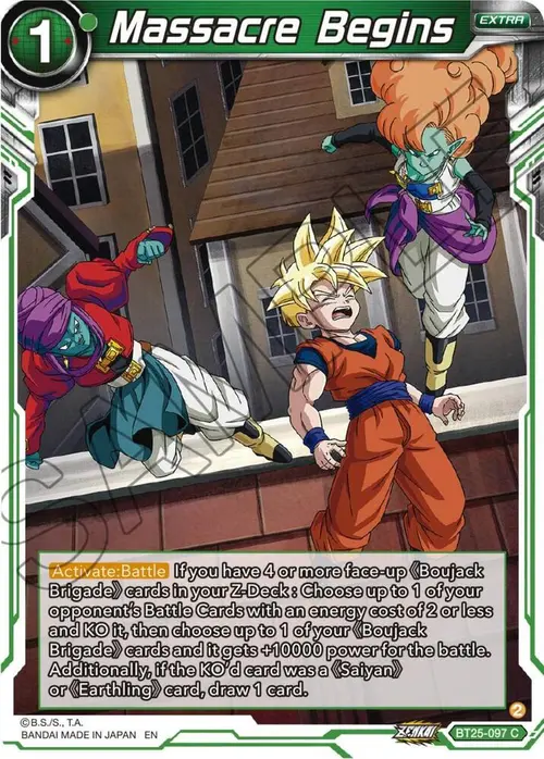 Massacre Begins card art