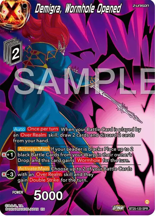Demigra, Wormhole Opened (SPR) card art