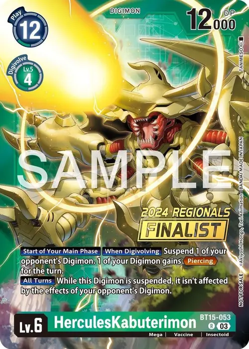HerculesKabuterimon (2024 Regionals Finalist) card art
