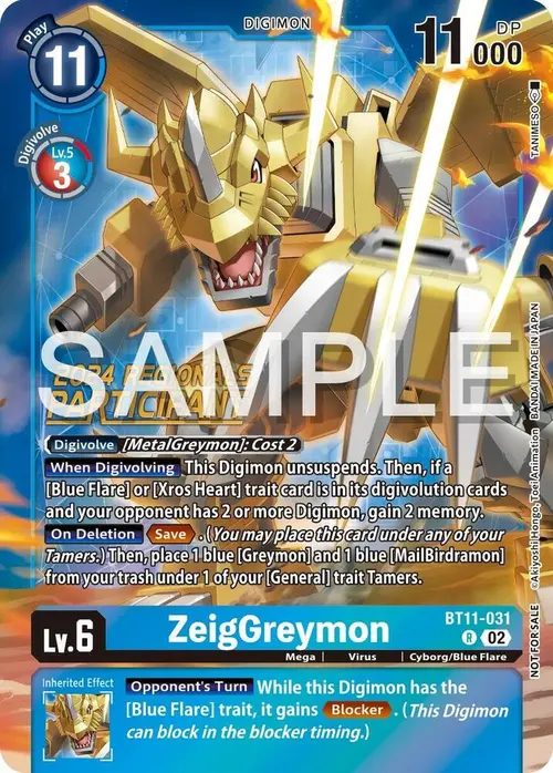 ZeigGreymon (2024 Regionals Participant) card art