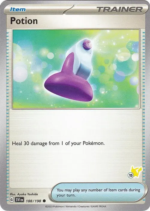 Potion - Pikachu 15 card art