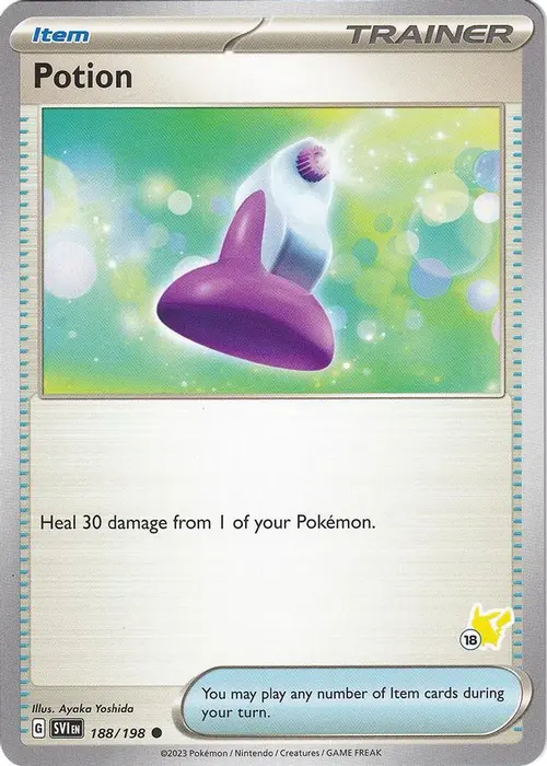Potion - Pikachu 18 card art