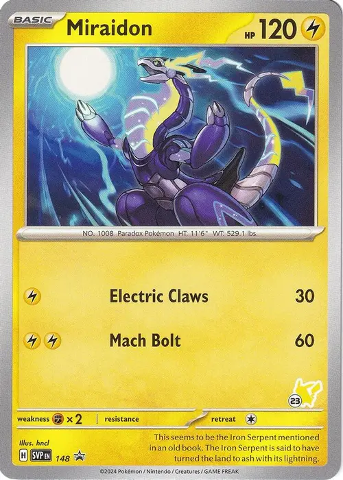 Miraidon - Pikachu 23 card art