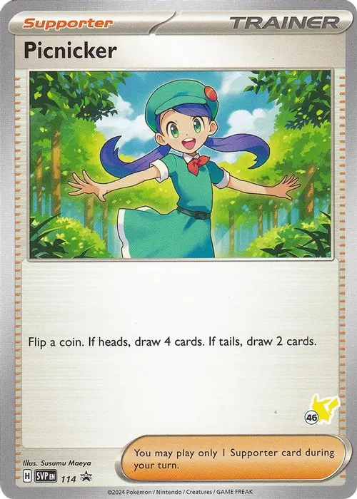 Picnicker - Pikachu 46 card art