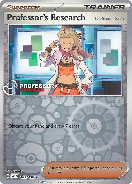 Professor's Research [Professor Sada] - 189/198 card art
