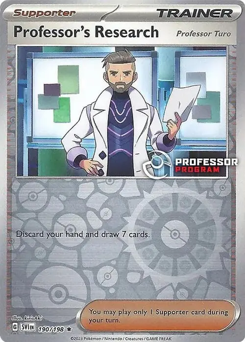 Professor's Research [Professor Turo] - 190/198 card art