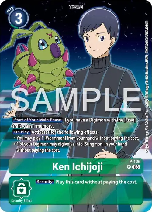 Ken Ichijoji - P-125 (Digimon Adventure 02: The Beginning Set) card art