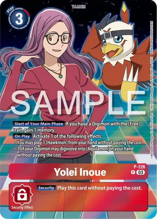 Yolei Inoue - P-126 (Digimon Adventure 02: The Beginning Set) card art