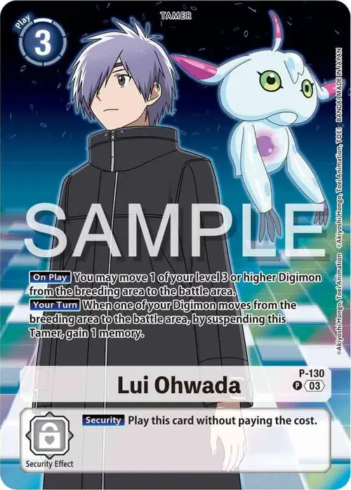 Lui Ohwada - P-130 (Digimon Adventure 02: The Beginning Set) card art
